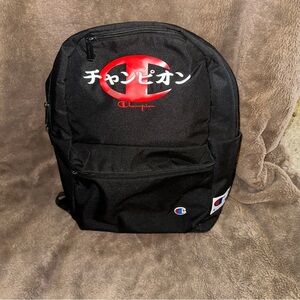 Champion Black Kanji Backpack